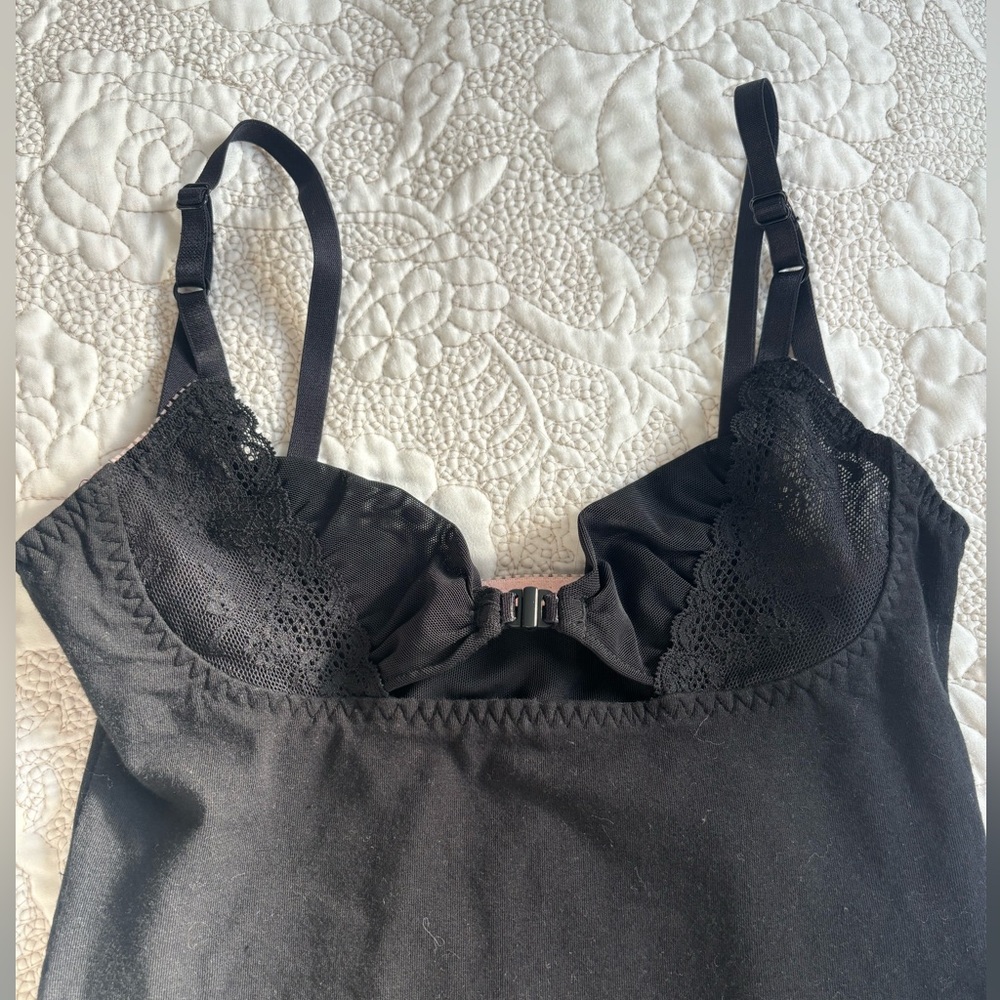 NARUE New Lace Shape Top Black Size S